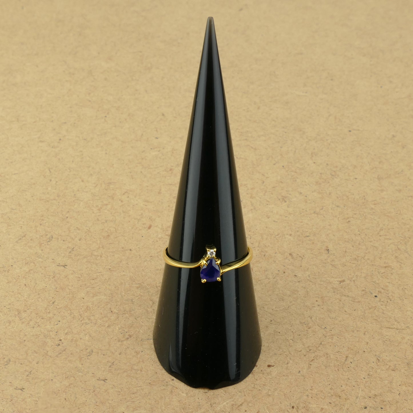 Sapphire & Diamond Gemstone Ring