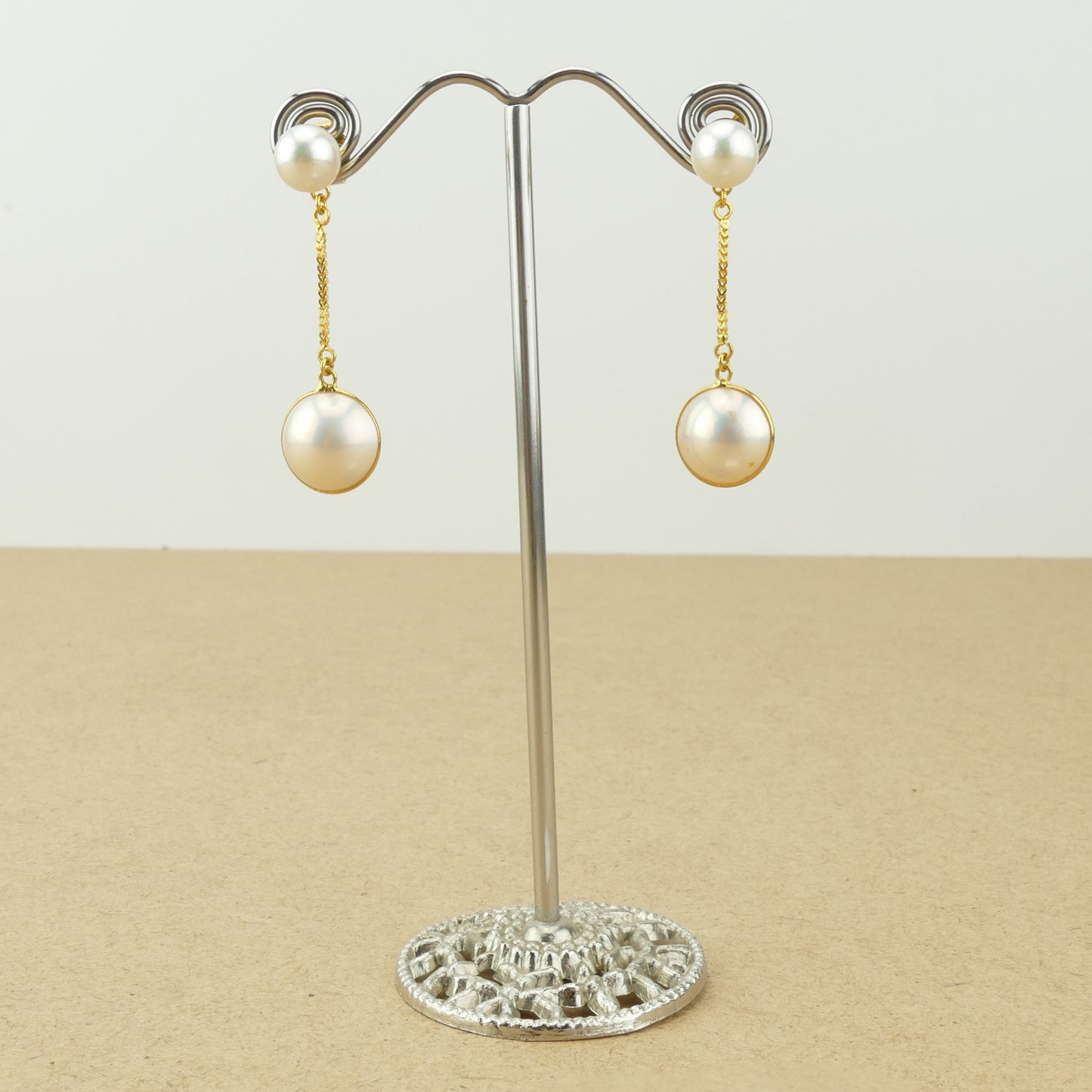 Japanese Pearl Dangle Earrings