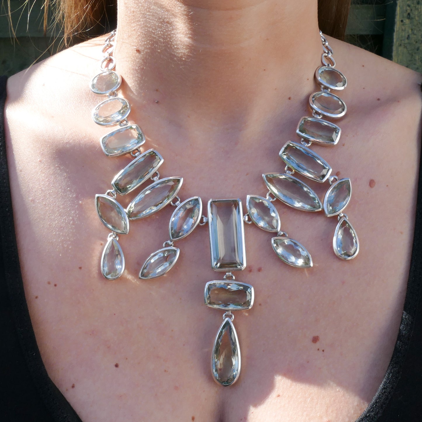 Green Amethyst Necklace