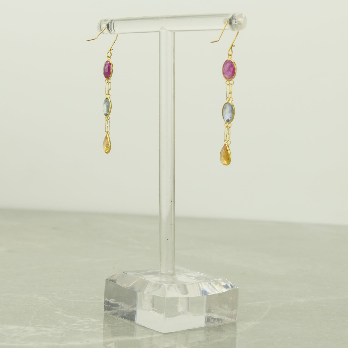 Sapphire Multicolour Earrings