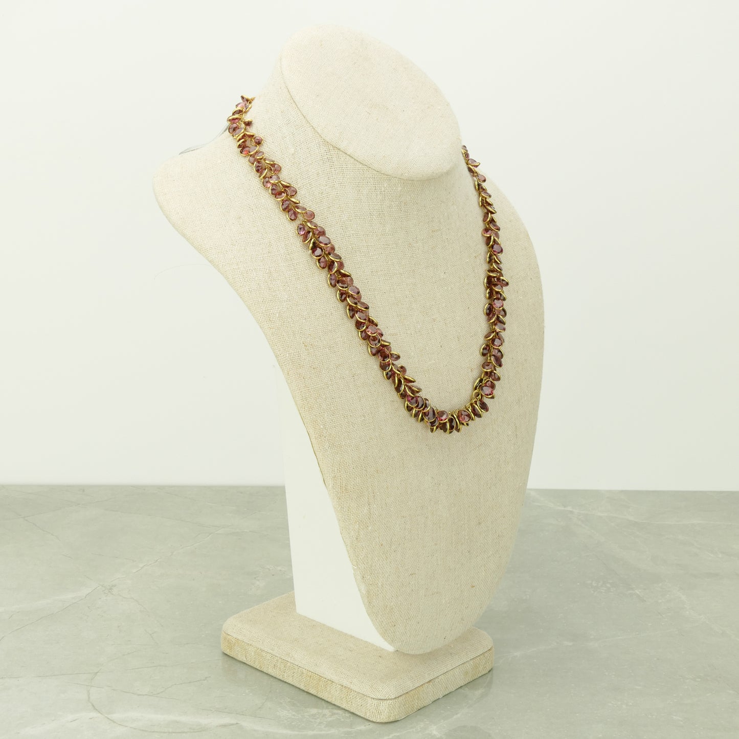 Rose Garnet Necklace