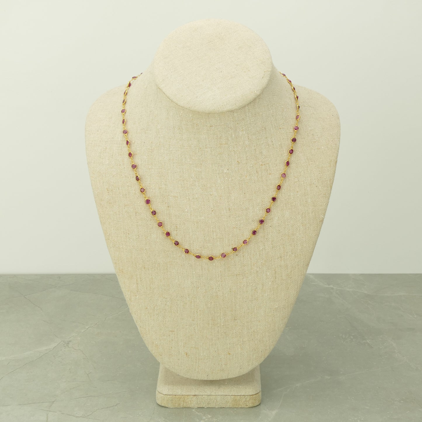 Ruby Gemstone Necklace