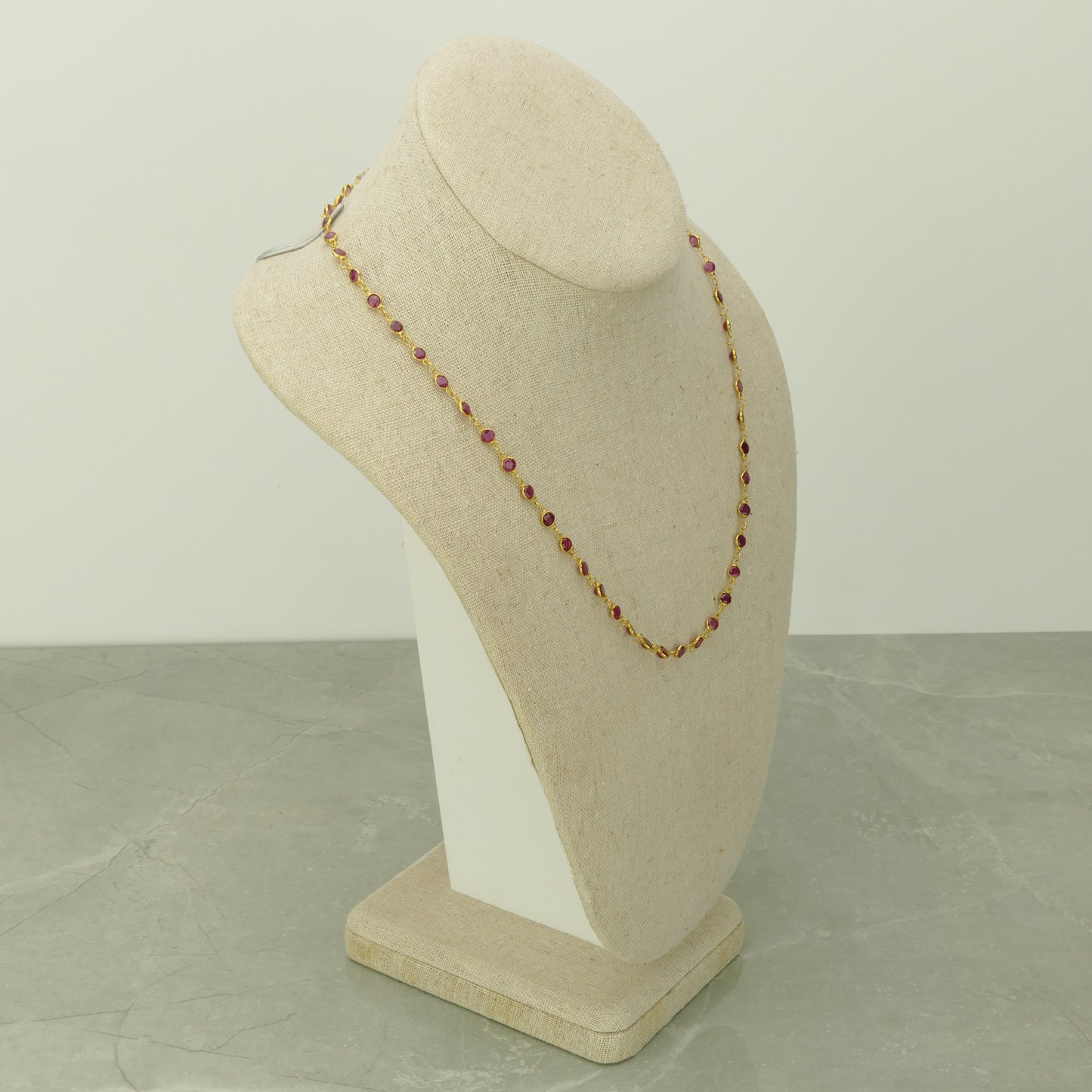 Ruby Gemstone Necklace