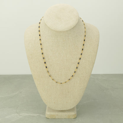 Blue Sapphire Gemstone Necklace