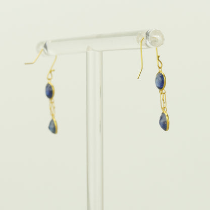 Sapphire Dangle Earrings