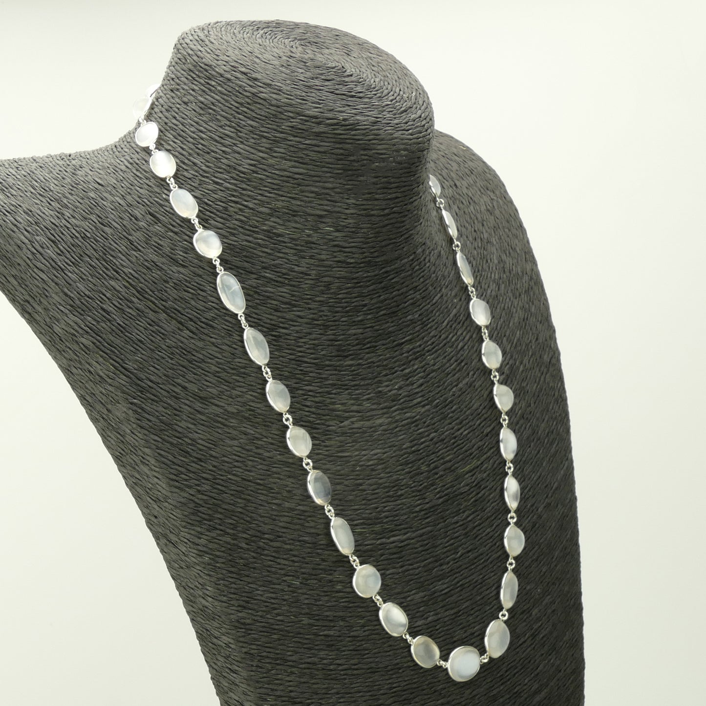 White Moonstone Necklace