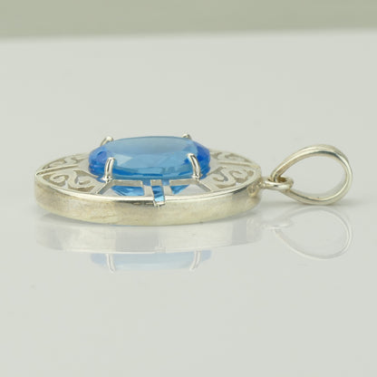 Blue Topaz Pendant