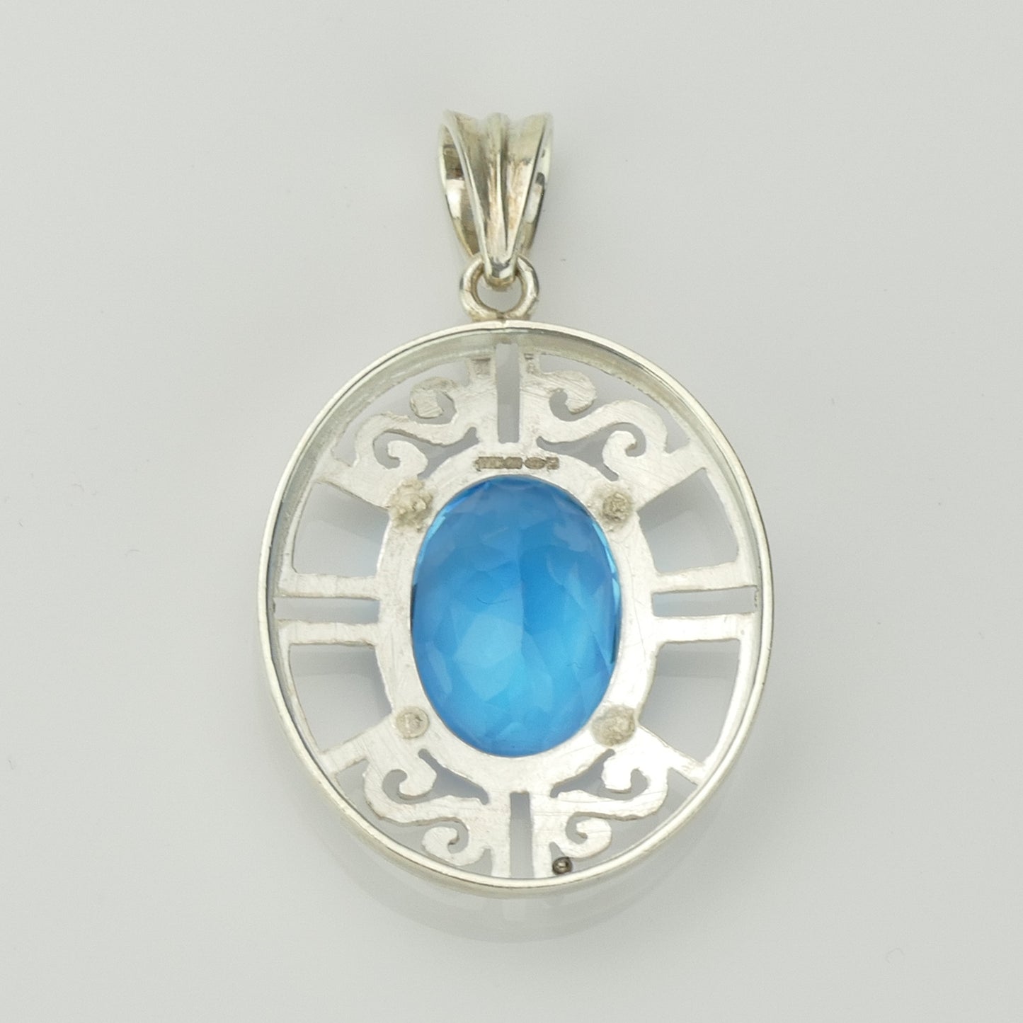 Blue Topaz Pendant