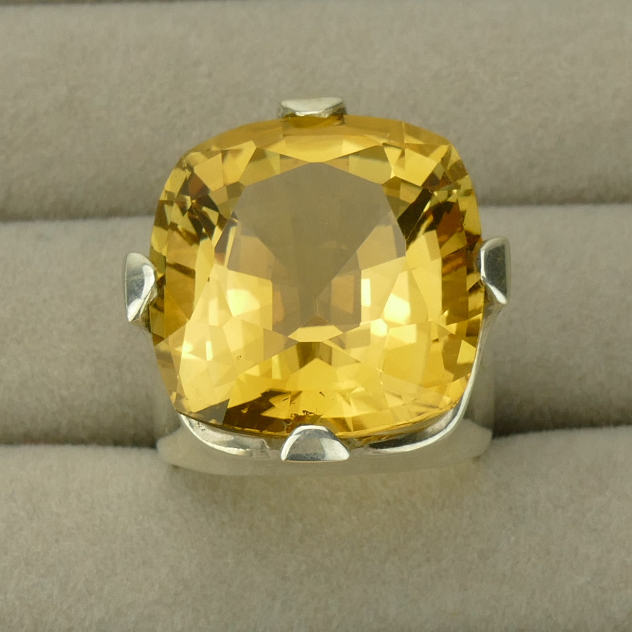 Citrine Gemstone Ring