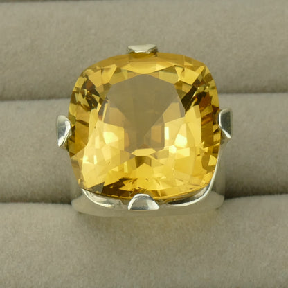 Citrine Gemstone Ring