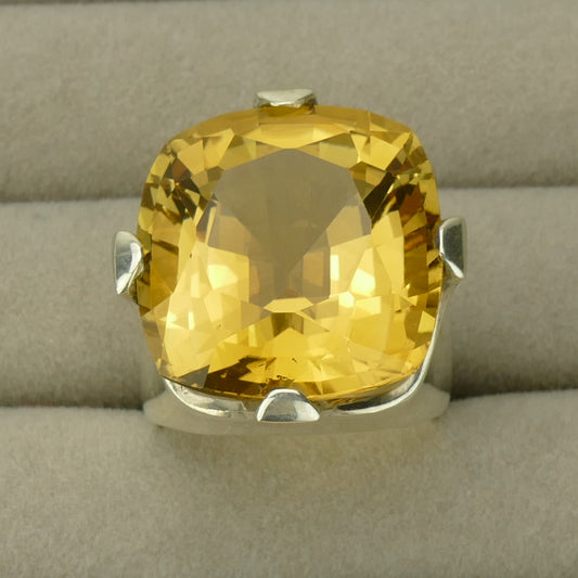 Citrine Gemstone Ring