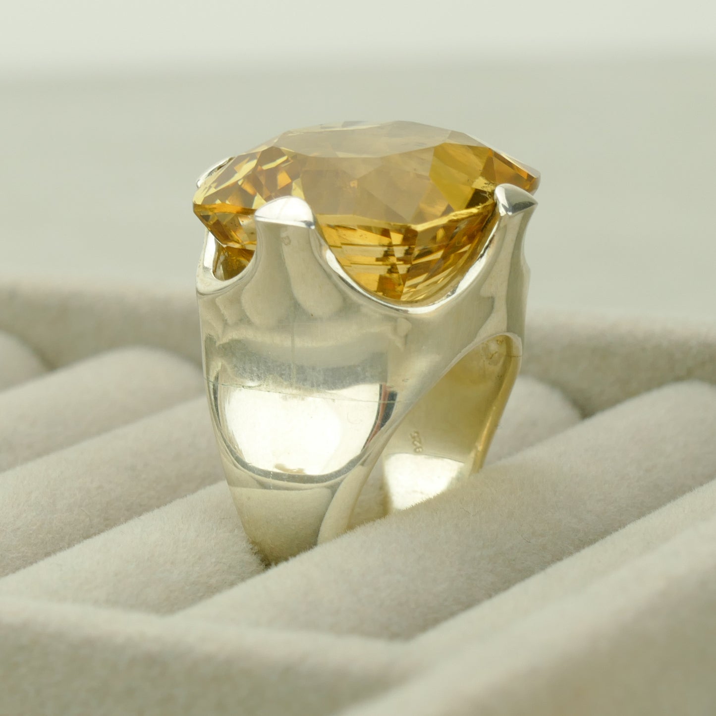 Citrine Gemstone Ring